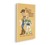 Komar Disney et Pixar Toy Story Buzz and Woody Toy Story Impression sur toile pour chambre d'enfant 40 x 60 cm