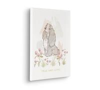 Komar Disney Lady and the Tramp True and Loyal Tableau sur toile pour chambre d'enfant 30 x 40 cm