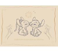 Komar Disney Lilo and Stitch Your Day in the Sun Tableau mural pour chambre d'enfant 50 x 70 cm