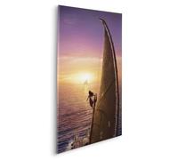 Komar Disney Moana 2 To the Horizon Tableau sur toile pour chambre d'enfant Violet 60 x 90 cm