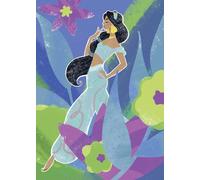Komar Disney Princess Jasmine en bleu 50 x 70 cm Décoration murale pour chambre d'enfant