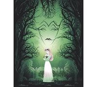 Komar Disney Sleeping Beauty Aurora Maléfique Tableau mural pour chambre d'enfant, 40 x 50 cm