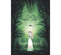 Komar Disney Sleeping Beauty Aurora Maléfique Tableau mural pour chambre d'enfant, 50 x 70 cm