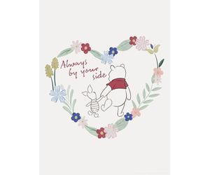 Komar Disney Winnie l'ourson Always by your Side - Décoration murale pour chambre d'enfant, 30 x 40 cm