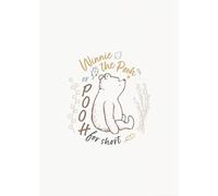 Komar Disney Winnie l'ourson pour short - Dimensions : 50 x 70 cm - Décoration murale pour chambre d'enfant