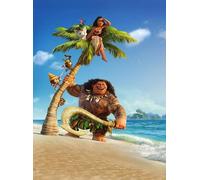 Komar Disney XXL2-801 Papier peint photo non tissé Motif Moana et Maui Dimensions : 184 x 248 cm (largeur x hauteur) - Mer du Sud - Pour chambre d'enfant