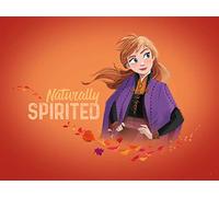 Komar Frozen 2 Anna Autumn Spirit - Dimensions : 70 x 50 cm Impression murale (sans cadre) Disney