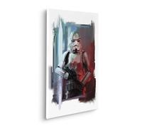 Komar Image sur châssis - Star Wars Stormtrooper Painting - Taille : 40 x 60 cm - Chambre d'enfant, décoration murale