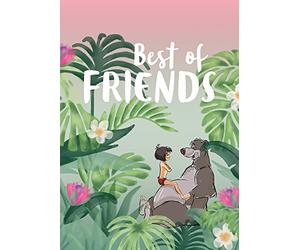 Komar Jungle Book Best of Friends - Taille : 50 x 70 cm Tableau mural, poster (sans cadre) Disney