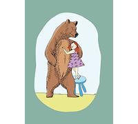 Komar Lili and Bear - Taille : 50 x 70 cm Image murale (sans cadre) - Pure Boutique
