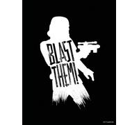Komar Mantiburi Poster mural Star Wars Silhouette Quotes Stormtrooper 30 x 40 cm (sans cadre) Décoration pour chambre d'enfant