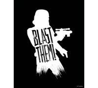 Komar Mantiburi Poster mural Star Wars Silhouette Quotes Stormtrooper 40 x 50 cm (sans cadre) Décoration pour chambre d'enfant