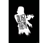Komar Mantiburi Poster mural Star Wars Silhouette Quotes Stormtrooper 50 x 70 cm (sans cadre) Décoration pour chambre d'enfant