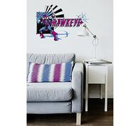 Komar Marvel Avenger Sticker Mural Hawkeye Comic Classic - 50 x 70 cm (Largeur x Hauteur) - 1 pièce - Sticker déco, Sticker Mural, décoration Murale, Chambre d'enfant - 14086h