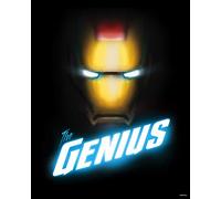Komar Marvel Avengers The Genius - Dimensions : 40 x 50 cm (sans cadre) - Décoration pour chambre d'enfant