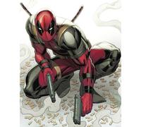 Komar Marvel Deadpool Bullets Tableau mural pour chambre d'enfant 40 x 50 cm