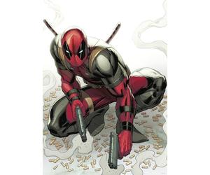 Komar Marvel Deadpool Bullets Tableau mural pour chambre d'enfant 50 x 70 cm