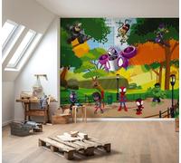 Komar Marvel Papier peint photo non tissé pour chambre d'enfant Motif Spidey Scavenger Hunt 300 x 250 cm, IADX6-113