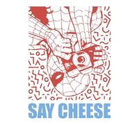 Komar Marvel Spider-Man Say Cheese Red Tableau mural pour chambre d'enfant 50 x 70 cm