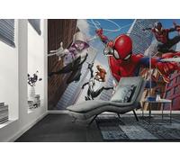 Komar Marvel Spider-Man Swinging Crew Papier peint photo non tissé pour chambre d'enfant 400 x 250 cm