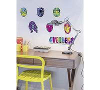 Komar Marvel Sticker Mural Avengers Mightiest Heroes - 100 x 70 cm (Largeur x Hauteur) - 7 pièces - Stickers décoratifs, Stickers muraux, décoration Murale, Chambre d'enfant - 14733h