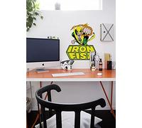 Komar Marvel Sticker Mural Iron Fist Comic - 50 x 70 cm (Largeur x Hauteur) - 1 pièce - Sticker déco, Sticker Mural, décoration Murale, Chambre d'enfant - 14084h