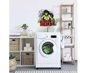 Komar Marvel Sticker mural She-Hulk Comic Classic - 50 x 70 cm (largeur x hauteur) - 1 pièce - bande dessinée, rétro, autocollant décoratif, sticker mural, décoration murale, chambre d'enfant - 14080h