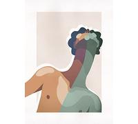 Komar Northern Breeze Tableau mural décoratif pour salon, chambre à coucher 50 x 70 cm