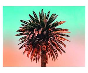 Komar Palm Tree Tableau Mural en Trois Tailles, coloré, P051-40x30