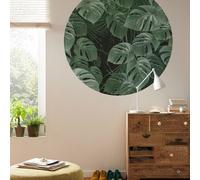 Komar Papier peint intissé 125 x 125 cm Disney Dot Novel Monstera Sticker mural