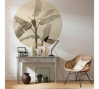 Komar Papier peint intissé 125 x 125 cm Disney Dot Plante banane Sticker mural