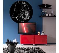 Komar Papier peint intissé 125 x 125 cm Star Wars Dot Ink Vader Sticker mural