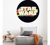 Komar Papier peint intissé 125 x 125 cm Star Wars Dot Typeface Sticker mural
