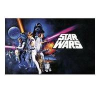 KOMAR Papier Peint intissé XXL panoramique motif classique 1 - Star Wars premiers épisodes 400X250CM Multicolors G
