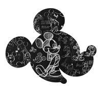 Komar Papier peint non tissé 125 x 125 cm Disney Dot Micky Head Illustration