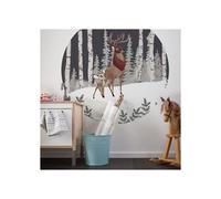Komar Papier Peint numérique Photo Intissé Disney Bambi Grand Prince 125 x 125 cm Autocollant mural