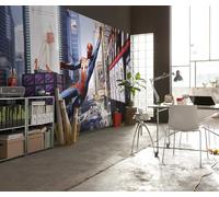 Komar Papier peint photo non tissé Marvel Spider-Man City Swing - Dimensions : 400 x 250 cm - Pour chambre d'enfant