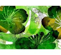 Komar Papier peint photo non tissé Motif aquarelle 350 x 250 cm 7 bandes
