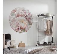 Komar Papier Peint Photo sur Intissé Disney Pétales des 125 x 125 cm rond