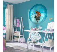 Komar Papier Peint Photo sur Intissé Disney Sirène Arielle 125 x 125 cm Fille