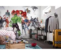Komar Papier photo - Avengers Unite - Dimensions : 368 x 254 cm