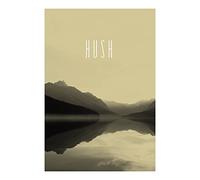 Komar Peinture murale Word Lake Hush Sand - Taille : 50 x 70 cm Sans cadre - Pure Boutique