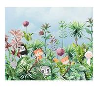 KOMAR Photo murale intissé Animaux - Zèbre & Tigre multicolore G