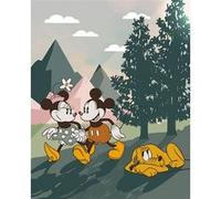 KOMAR Photo murale intissé impression numérique Mickey & Minnie Dans La Nature multicolore G