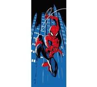 KOMAR Photo murale intissé impression numérique Spider-Man Rooftop-Rockin Rouge G