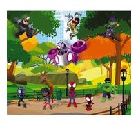 KOMAR Photo murale intissé impression numérique Spidey Et Ses Amis En Ville Multicolors G