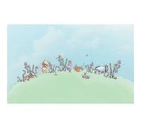 KOMAR Photo murale intissé impression numérique Winnie l'Ourson balade de printemps multicolore