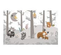 KOMAR Photo murale intissé Les Animaux Sur Une Montagne multicolore G