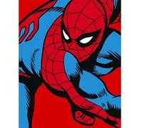 Komar Papier peint photo intissé Marvel PowerUp Spider-Man Watchout - Dimensions : 200 x 250 cm (largeur x hauteur) - Papier peint pour chambre d'enfant