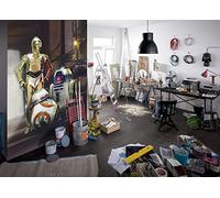 Komar Photo Murale sur Papier, 184cm x 254cm, Star Wars Droïdes de Trois